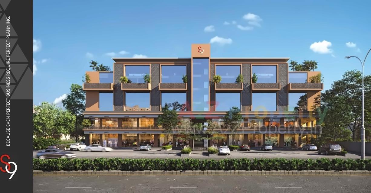 3D Elevation of real estate project S 9  Complex located at Palanpur, Banaskantha, Gujarat