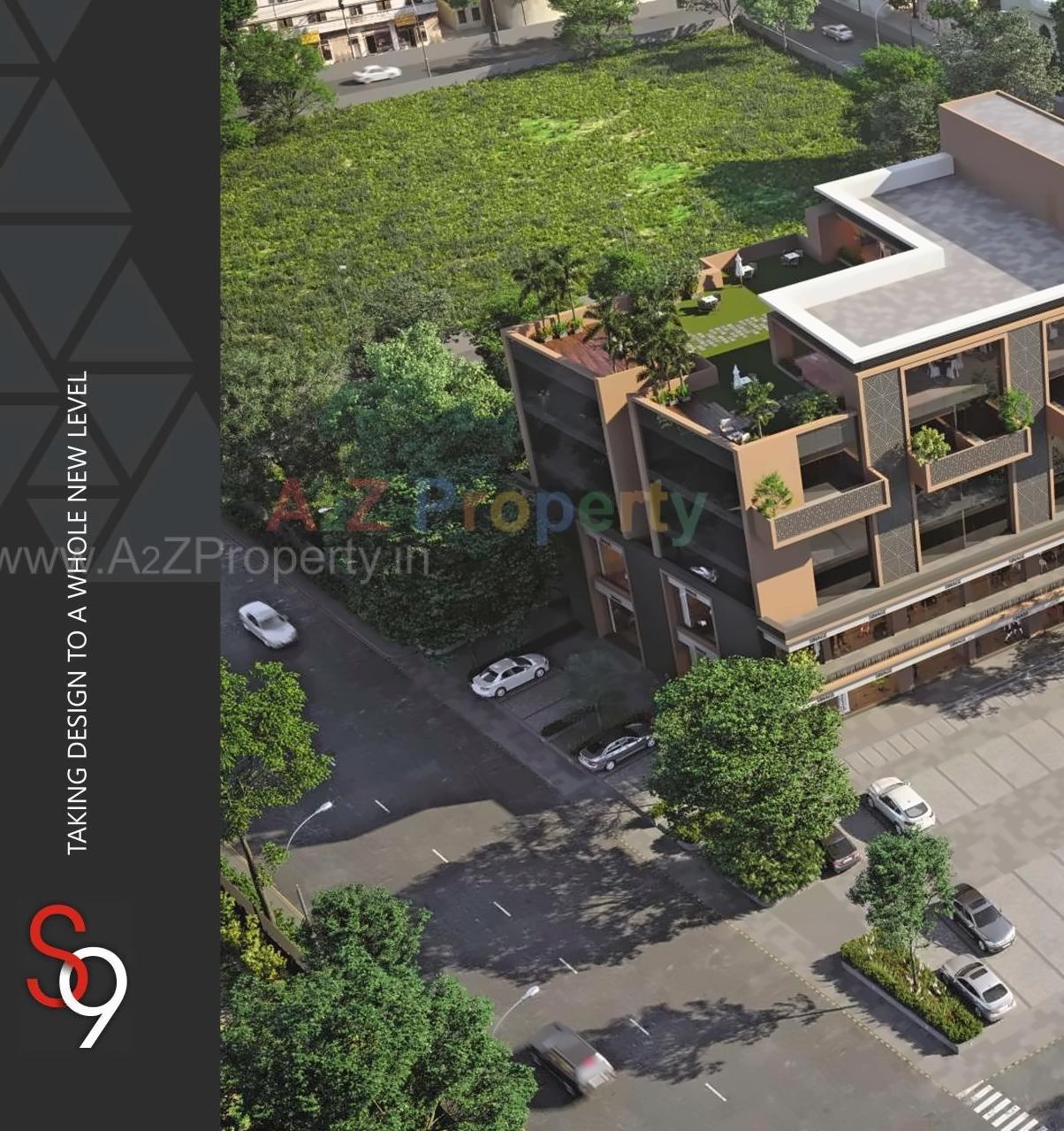 3D Elevation of real estate project S 9  Complex located at Palanpur, Banaskantha, Gujarat