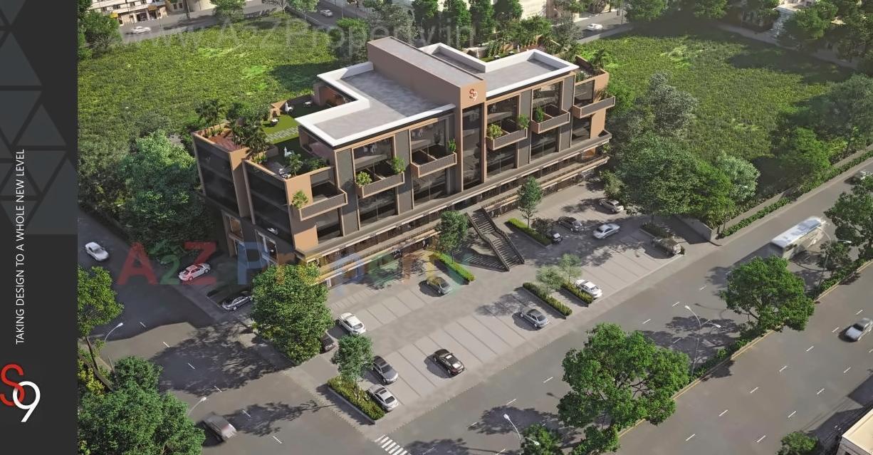3D Elevation of real estate project S 9  Complex located at Palanpur, Banaskantha, Gujarat