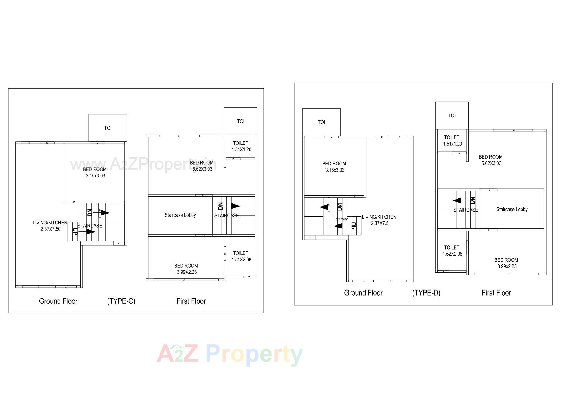 Layout of real estate project S9 Bunglows located at Palanpur, Banaskantha, Gujarat