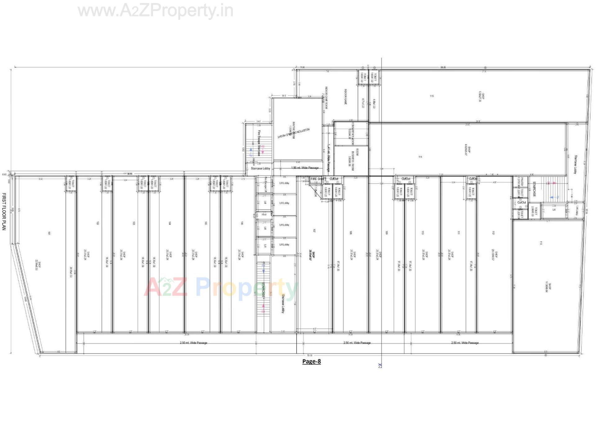 Layout of real estate project S9 Imperial located at Palanpur, Banaskantha, Gujarat