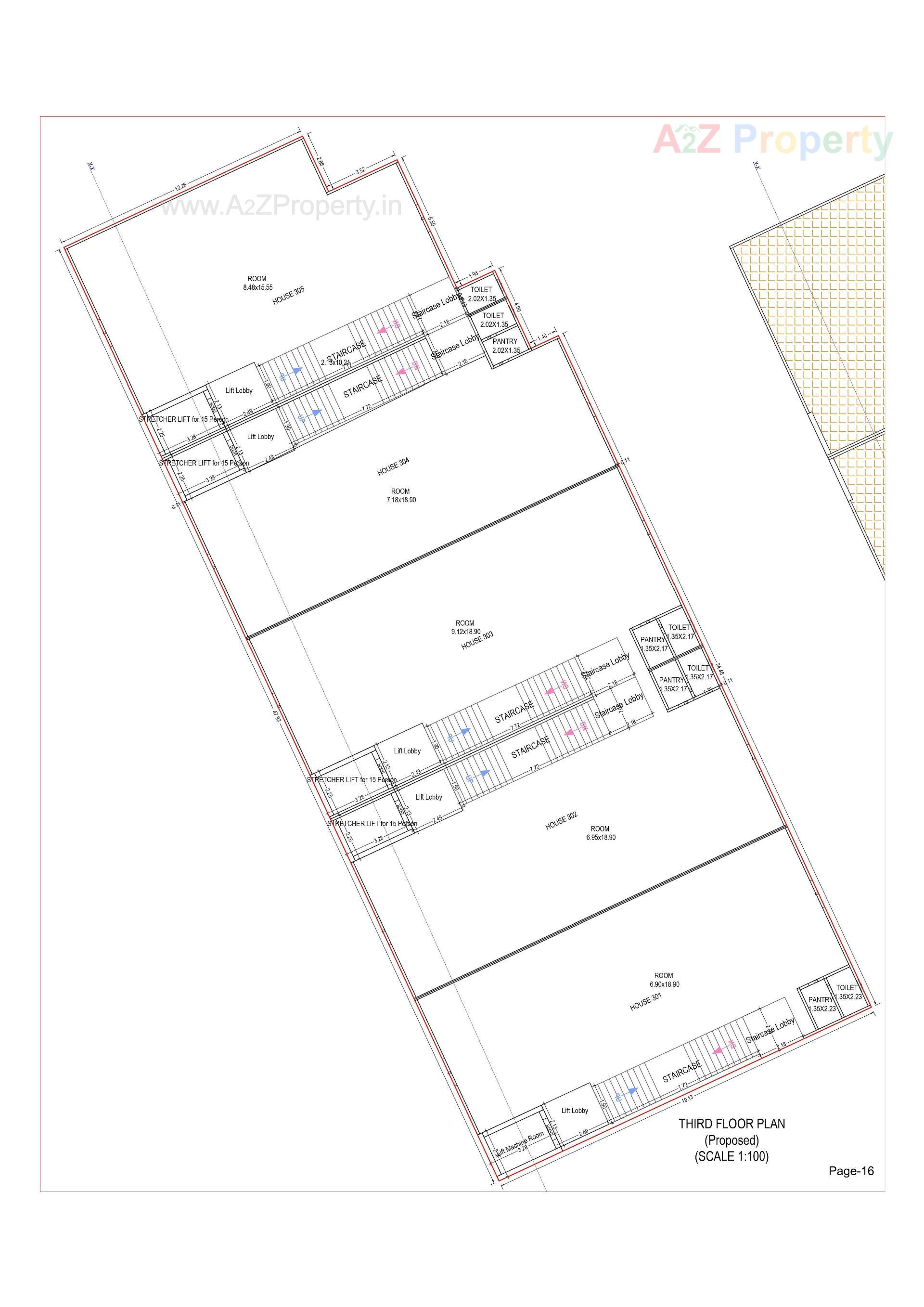 Layout of real estate project S9 Landmark located at Palanpur, Banaskantha, Gujarat
