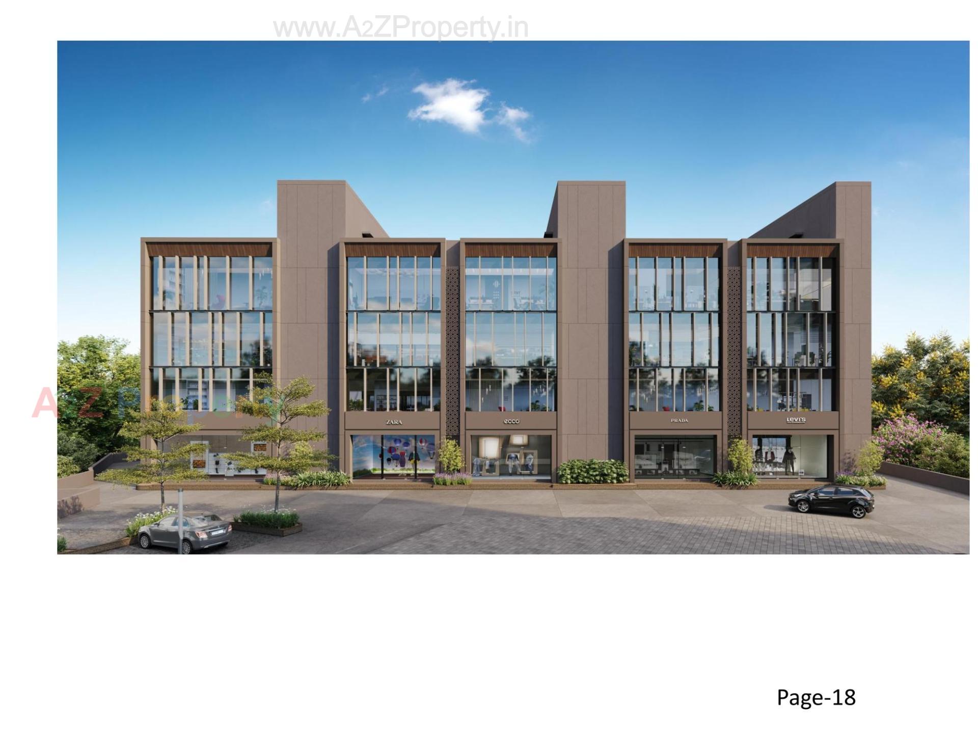 3D Elevation of real estate project S9 Landmark located at Palanpur, Banaskantha, Gujarat