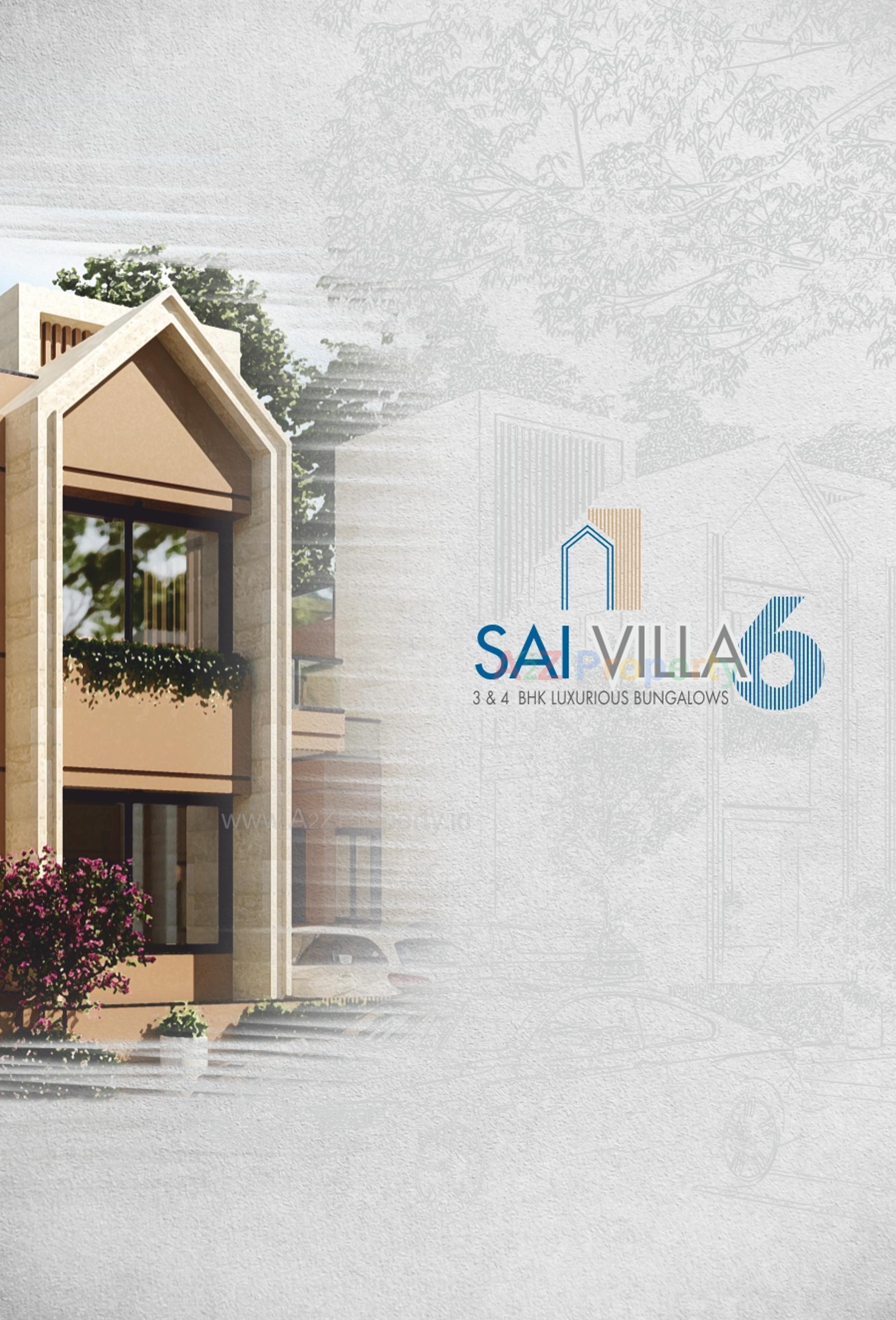 3D Elevation of real estate project Sai Villa located at Asbipura, Banaskantha, Gujarat