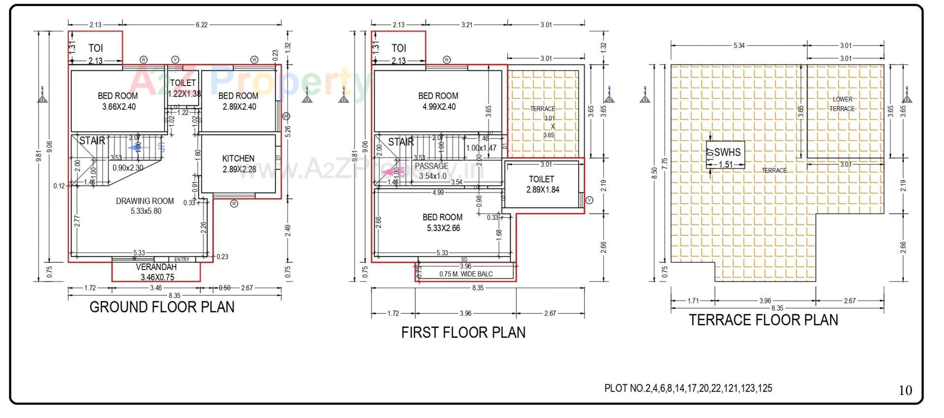 Layout of real estate project Sai Villa located at Palanpur, Banaskantha, Gujarat
