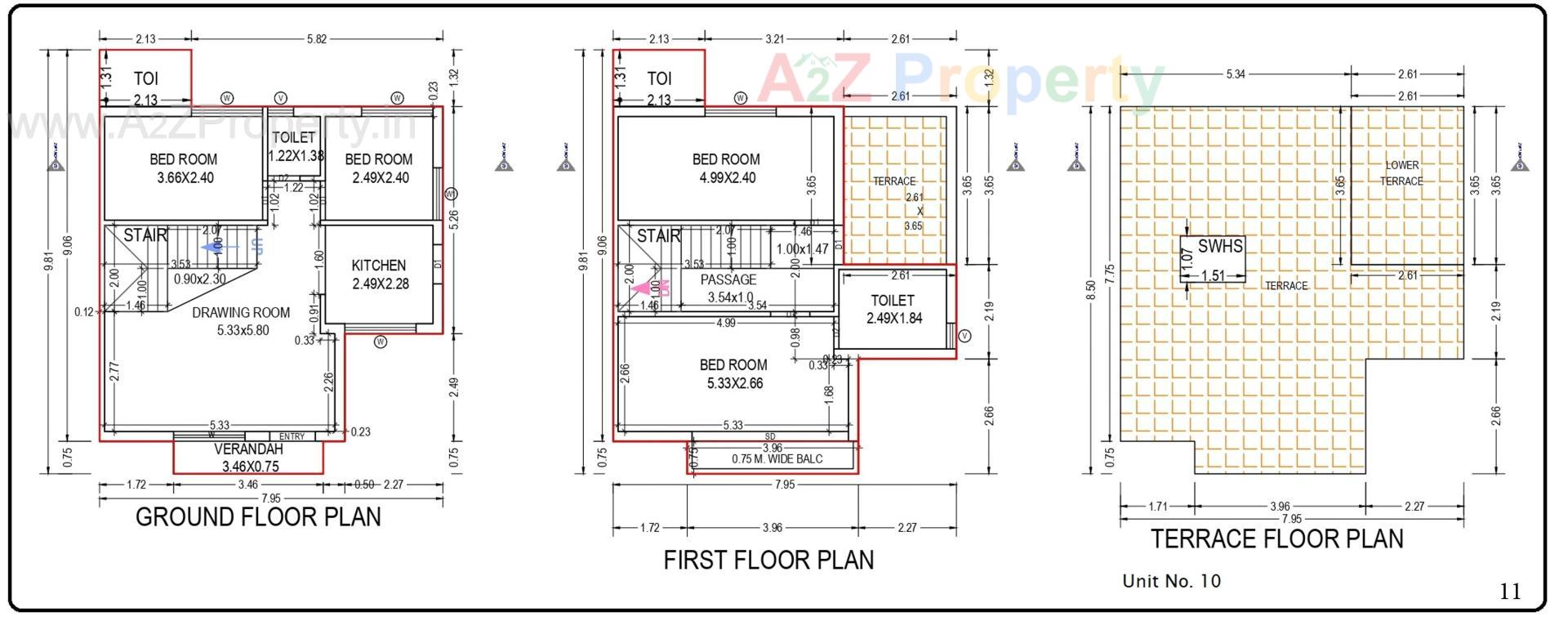 Layout of real estate project Sai Villa located at Palanpur, Banaskantha, Gujarat