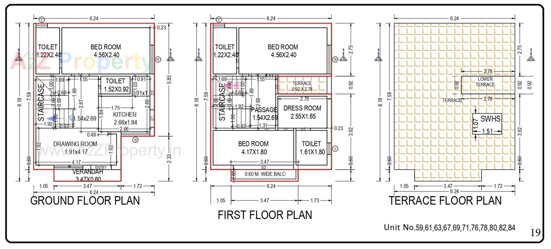 Layout of real estate project Sai Villa located at Palanpur, Banaskantha, Gujarat