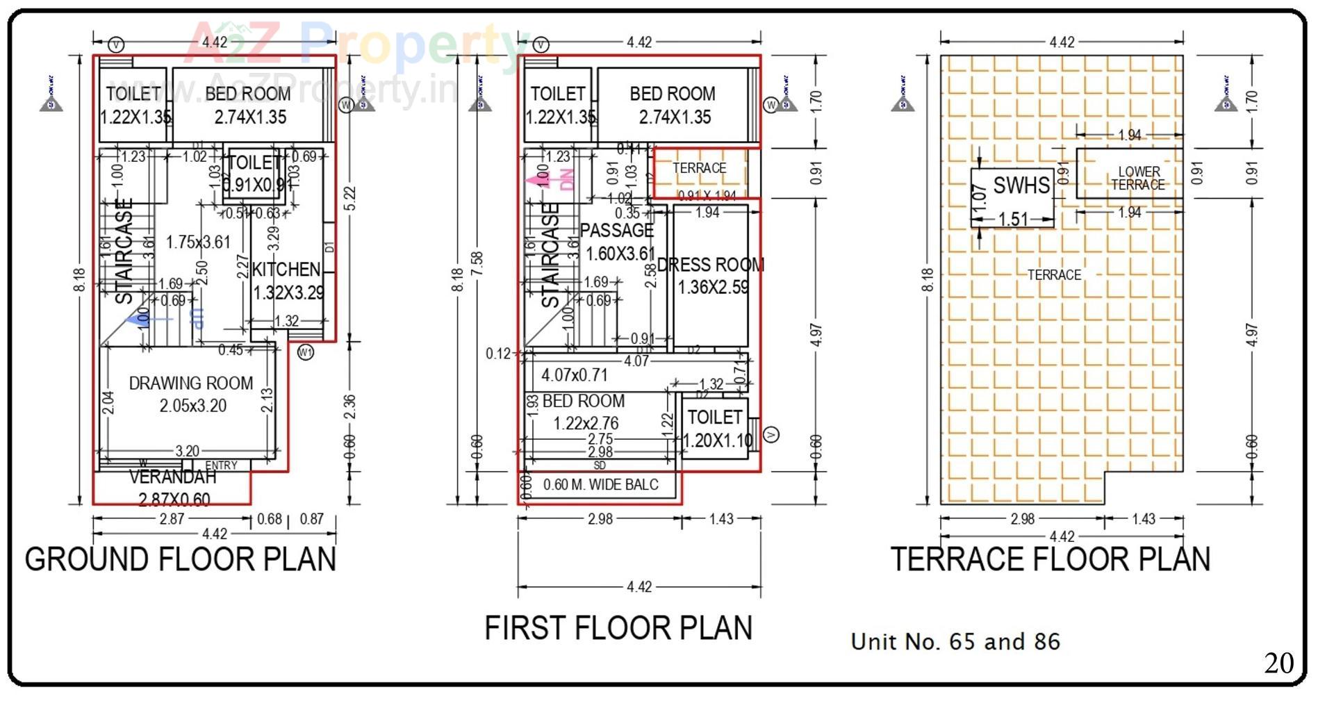 Layout of real estate project Sai Villa located at Palanpur, Banaskantha, Gujarat