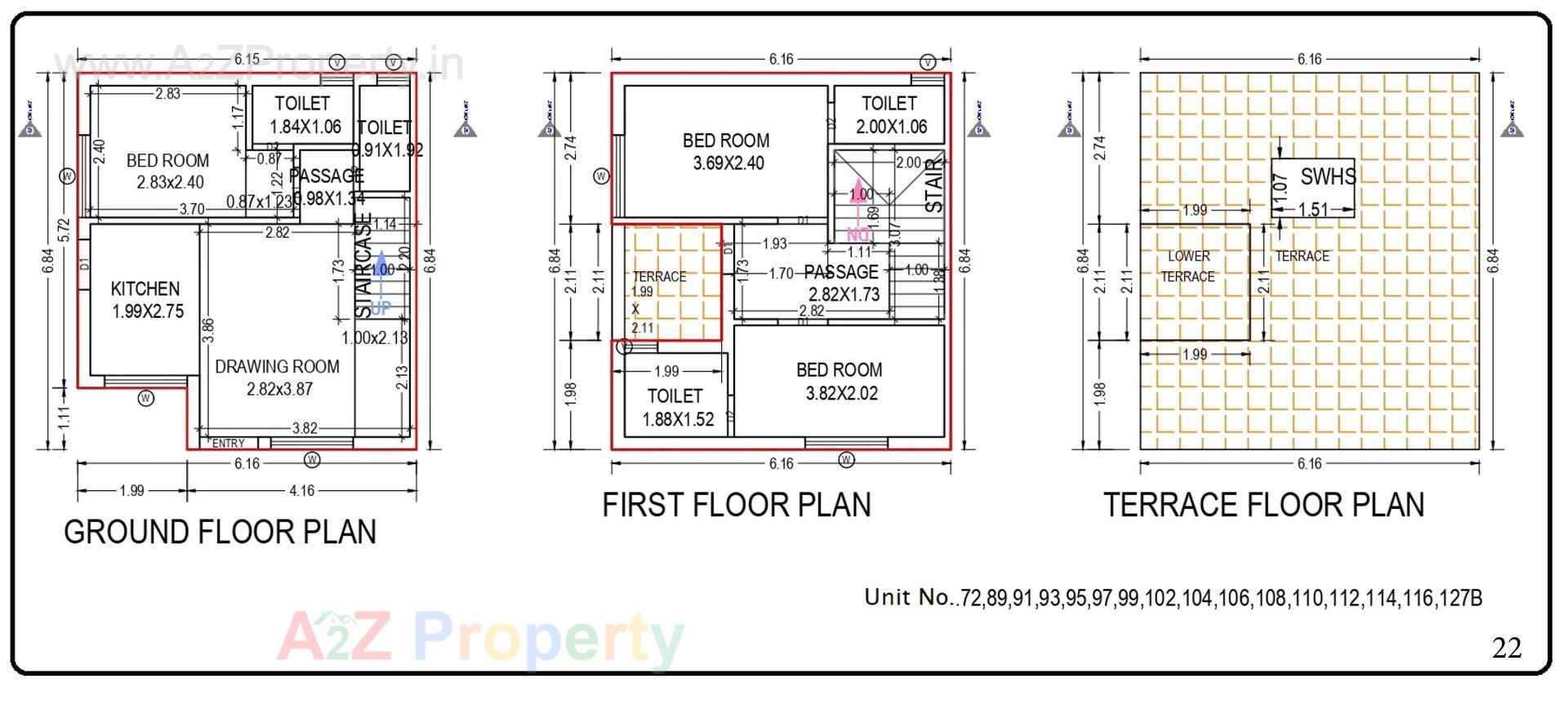 Layout of real estate project Sai Villa located at Palanpur, Banaskantha, Gujarat