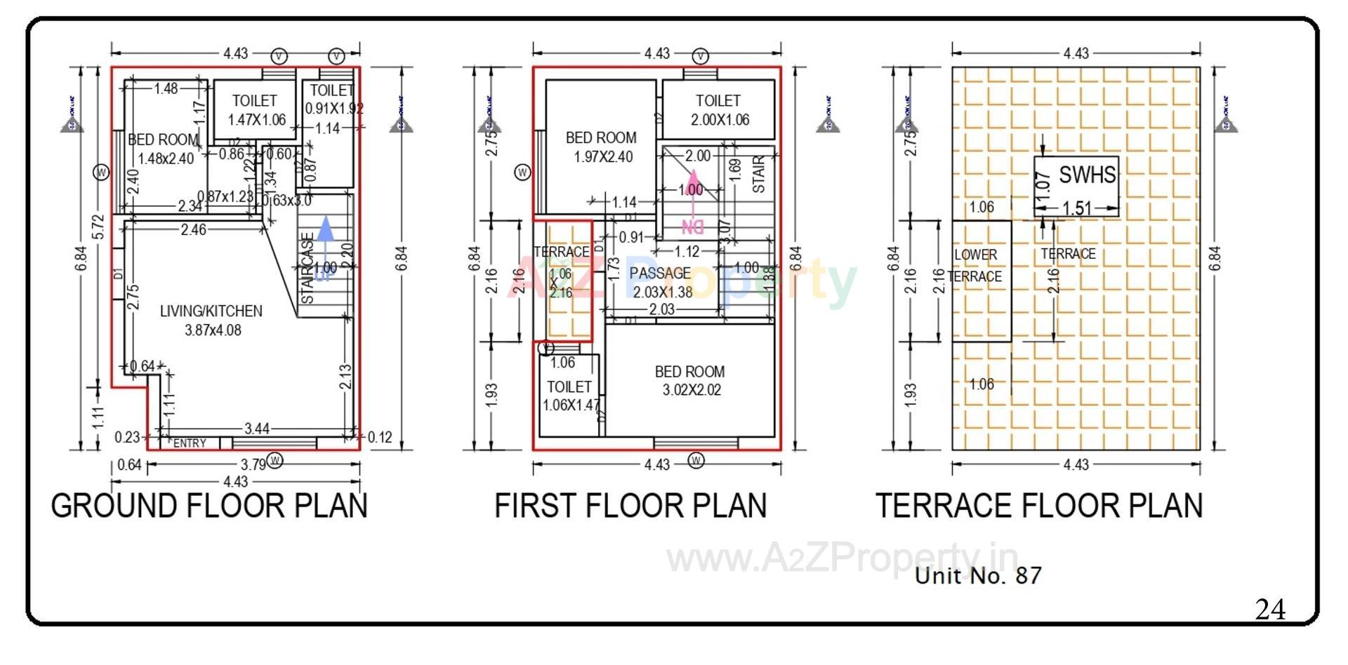 Layout of real estate project Sai Villa located at Palanpur, Banaskantha, Gujarat