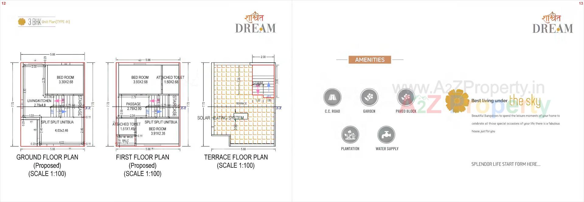  of real estate project Shashwat Dream located at Palanpur, Banaskantha, Gujarat