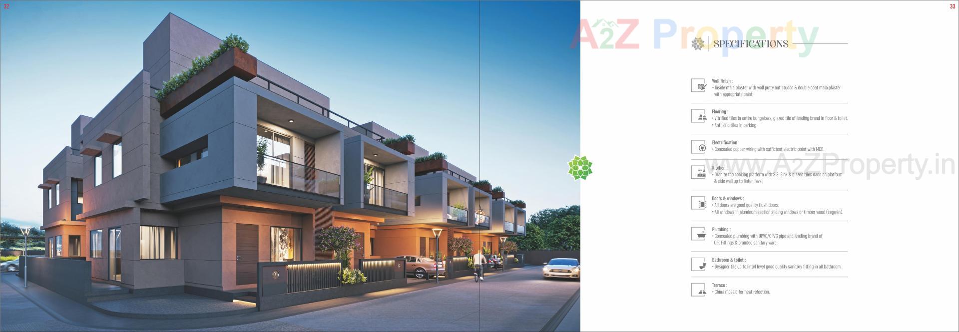 3D Elevation of real estate project Shashwat Pride located at Palanpur, Banaskantha, Gujarat