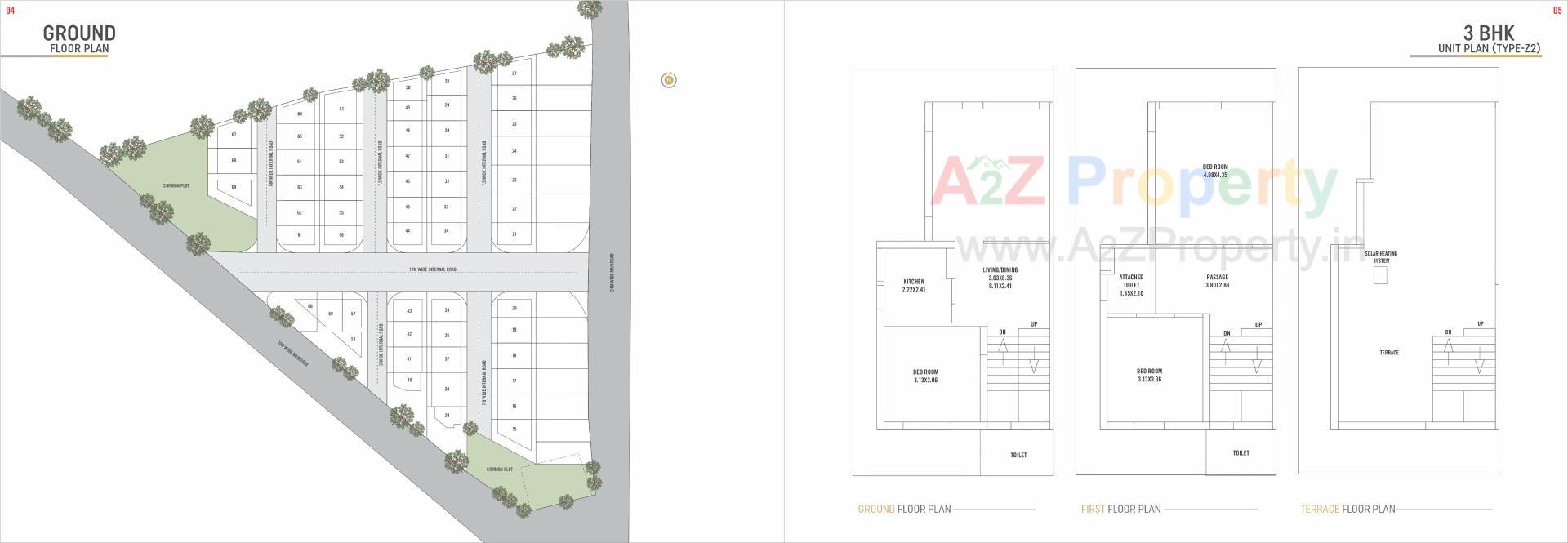 Layout of real estate project Shashwat Pride located at Palanpur, Banaskantha, Gujarat