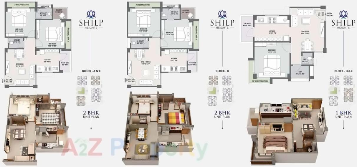 Layout of real estate project Shilp Heights located at Palanpur, Banaskantha, Gujarat