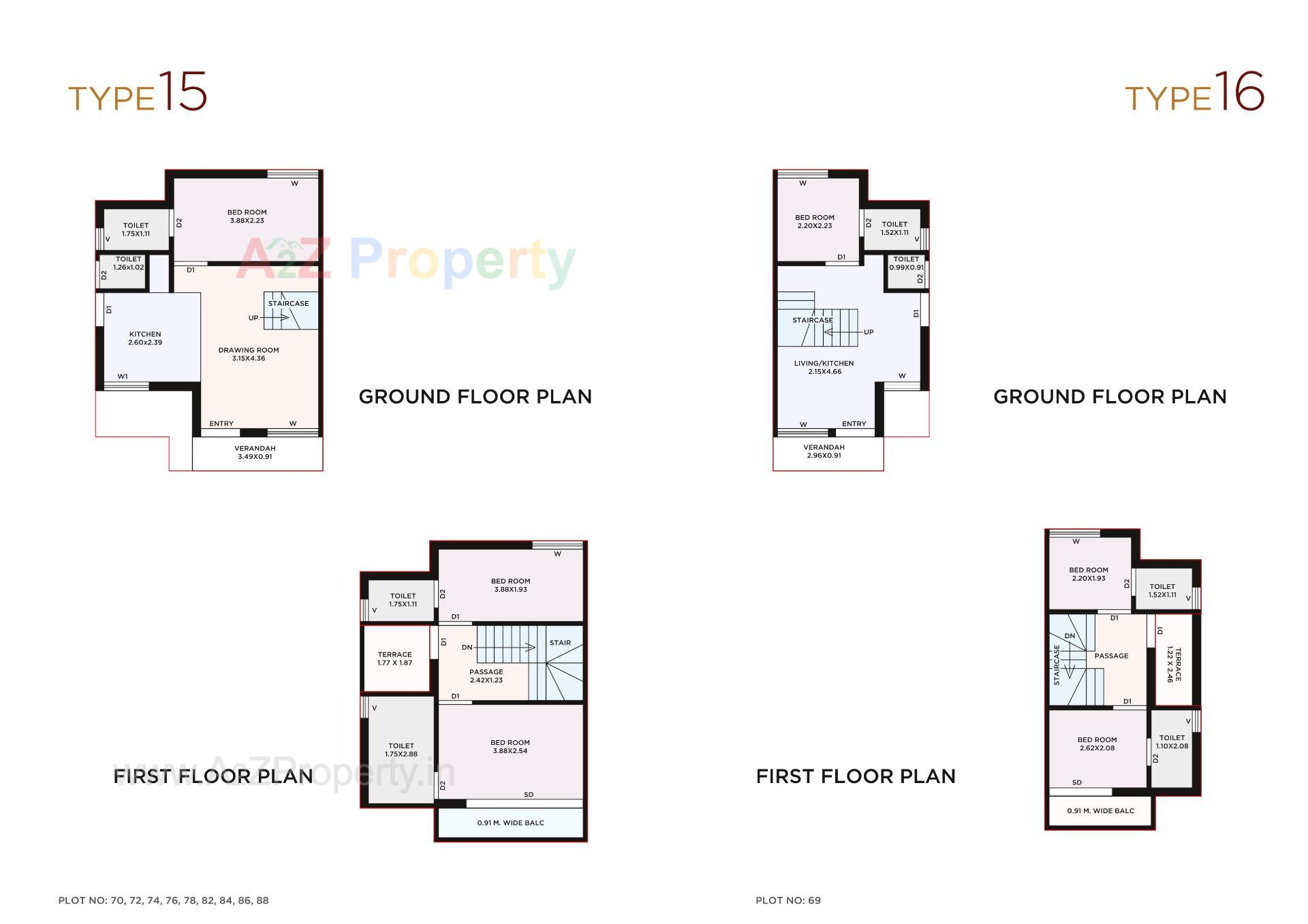 Layout of real estate project Shiv Ananta Bunglows located at Palanpur, Banaskantha, Gujarat