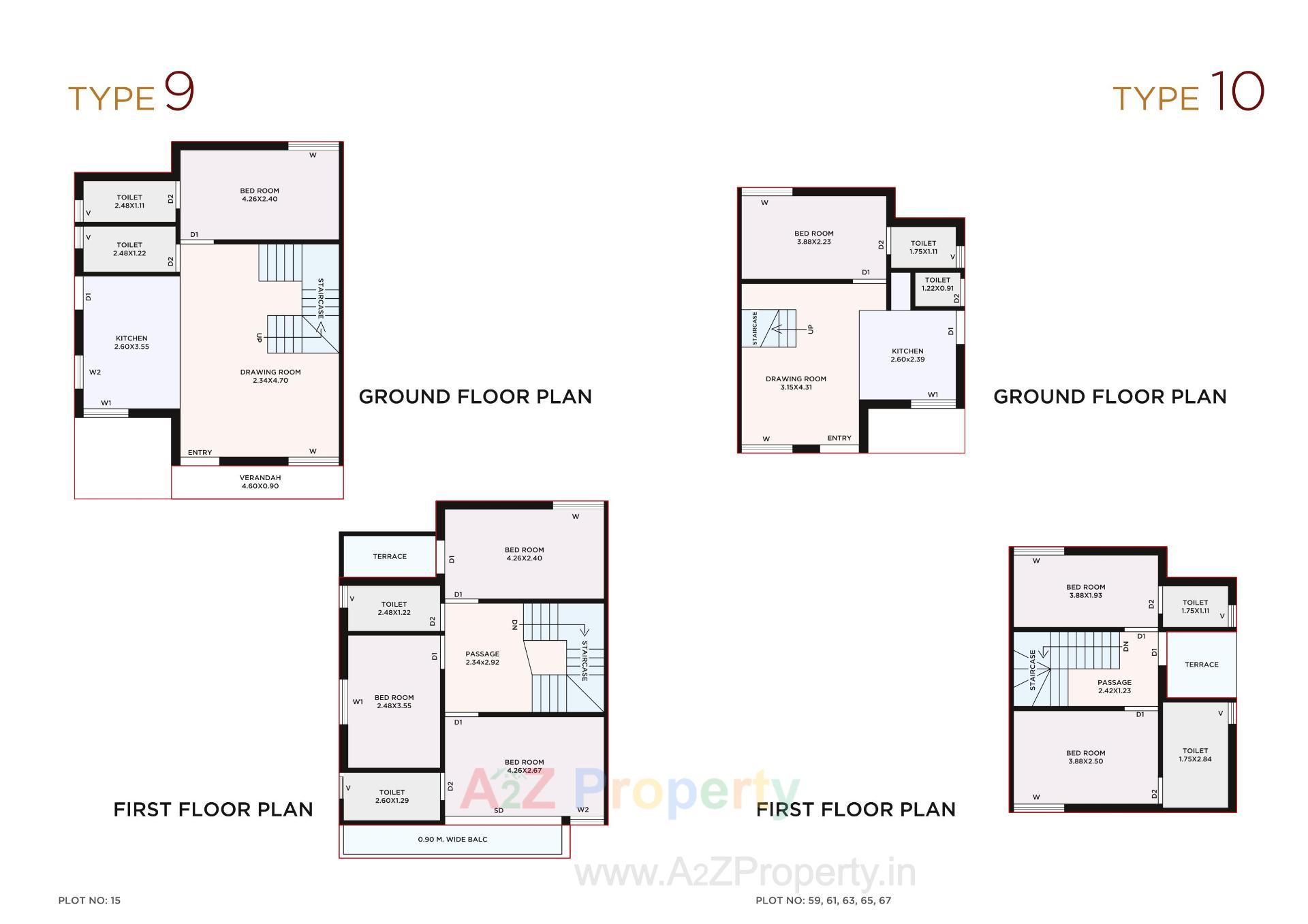 Layout of real estate project Shiv Ananta Bunglows located at Palanpur, Banaskantha, Gujarat