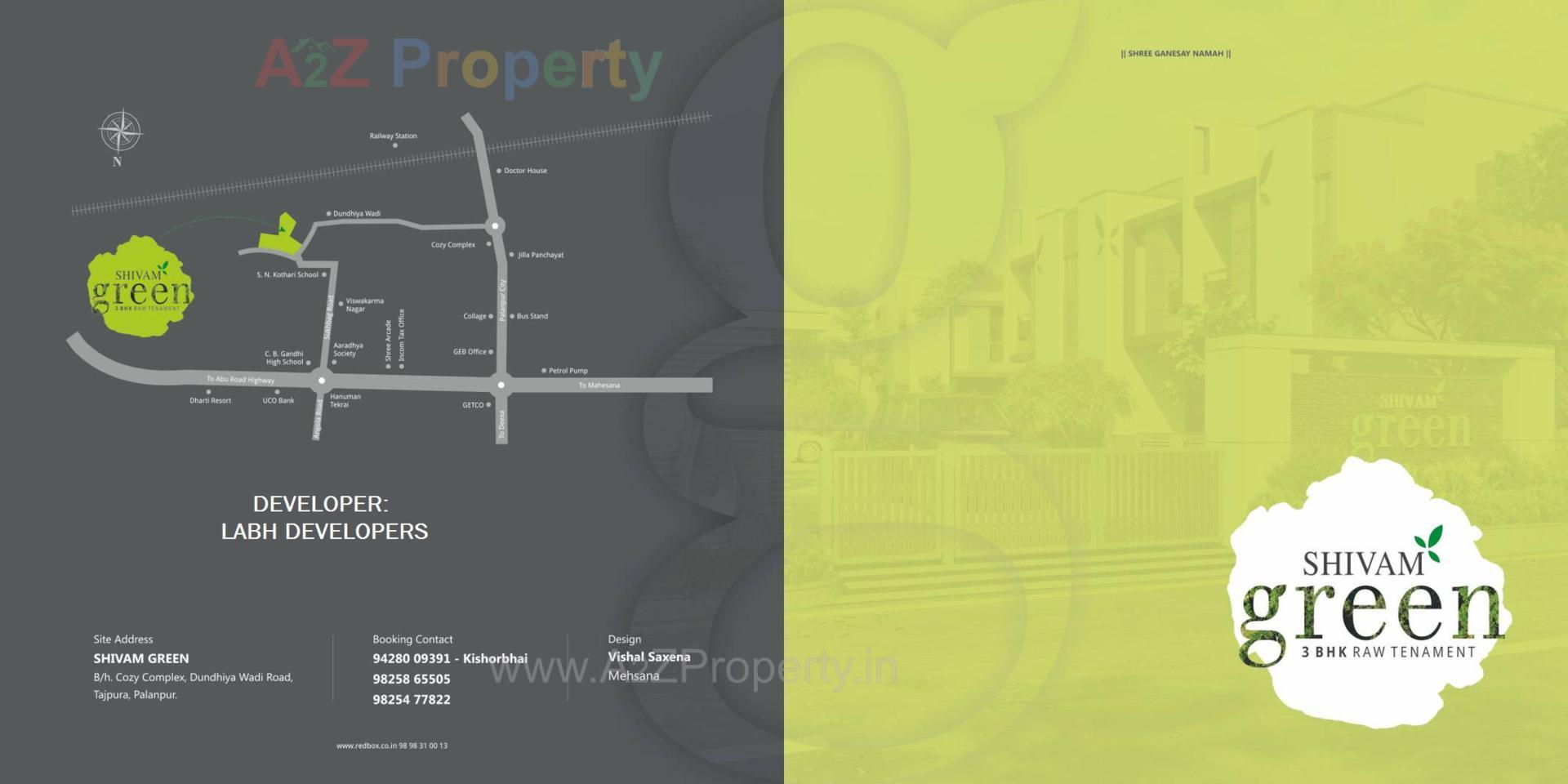  of real estate project Shivam Green located at Palanpur, Banaskantha, Gujarat