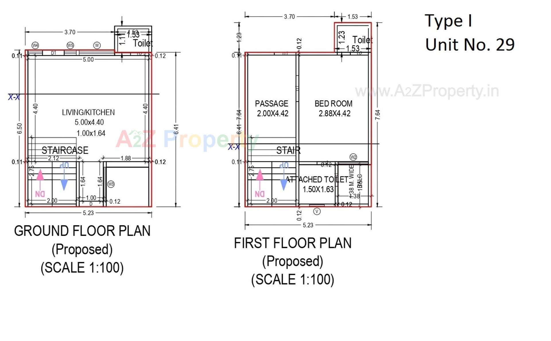Layout of real estate project Shivam Green located at Palanpur, Banaskantha, Gujarat