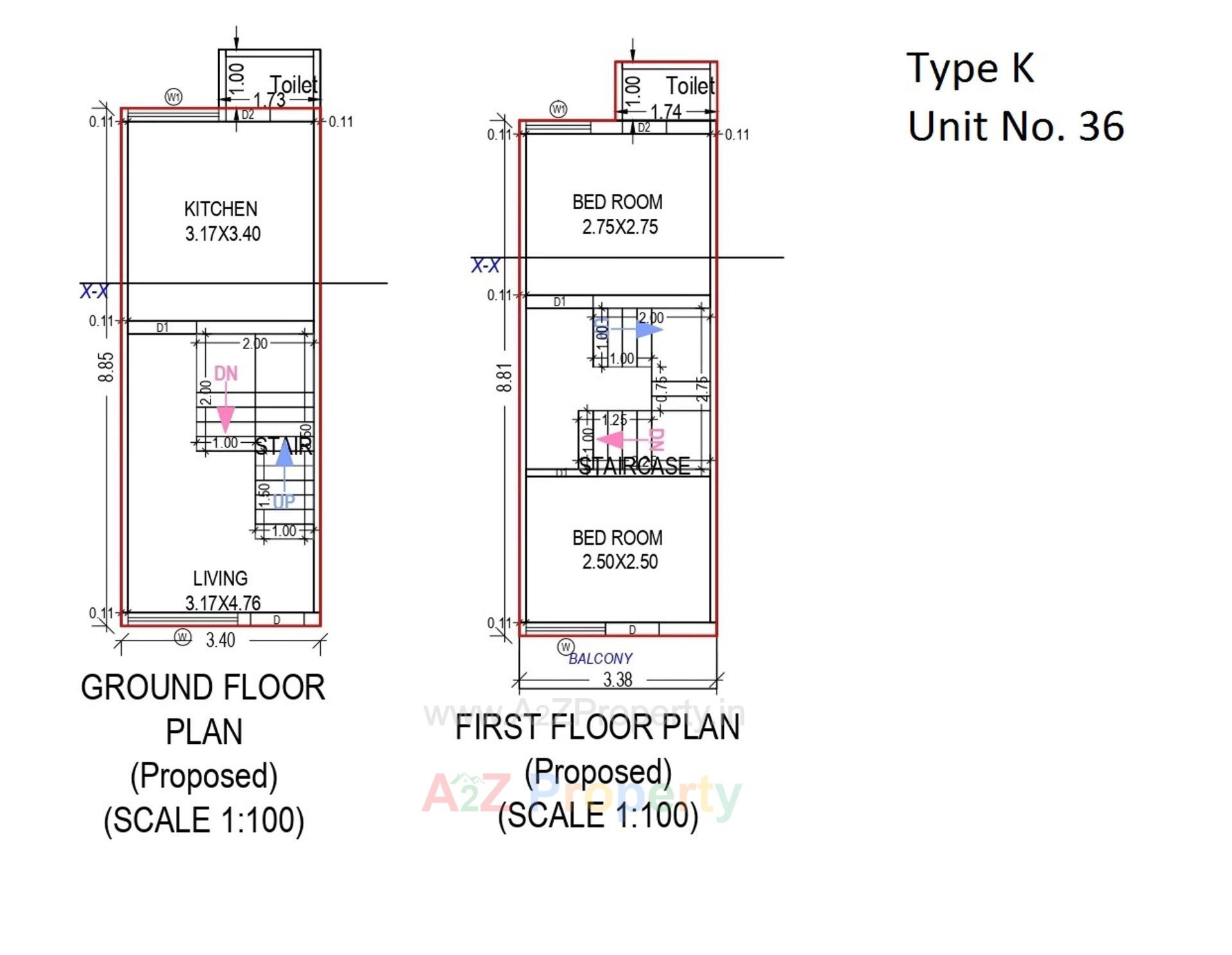 Layout of real estate project Shivam Green located at Palanpur, Banaskantha, Gujarat