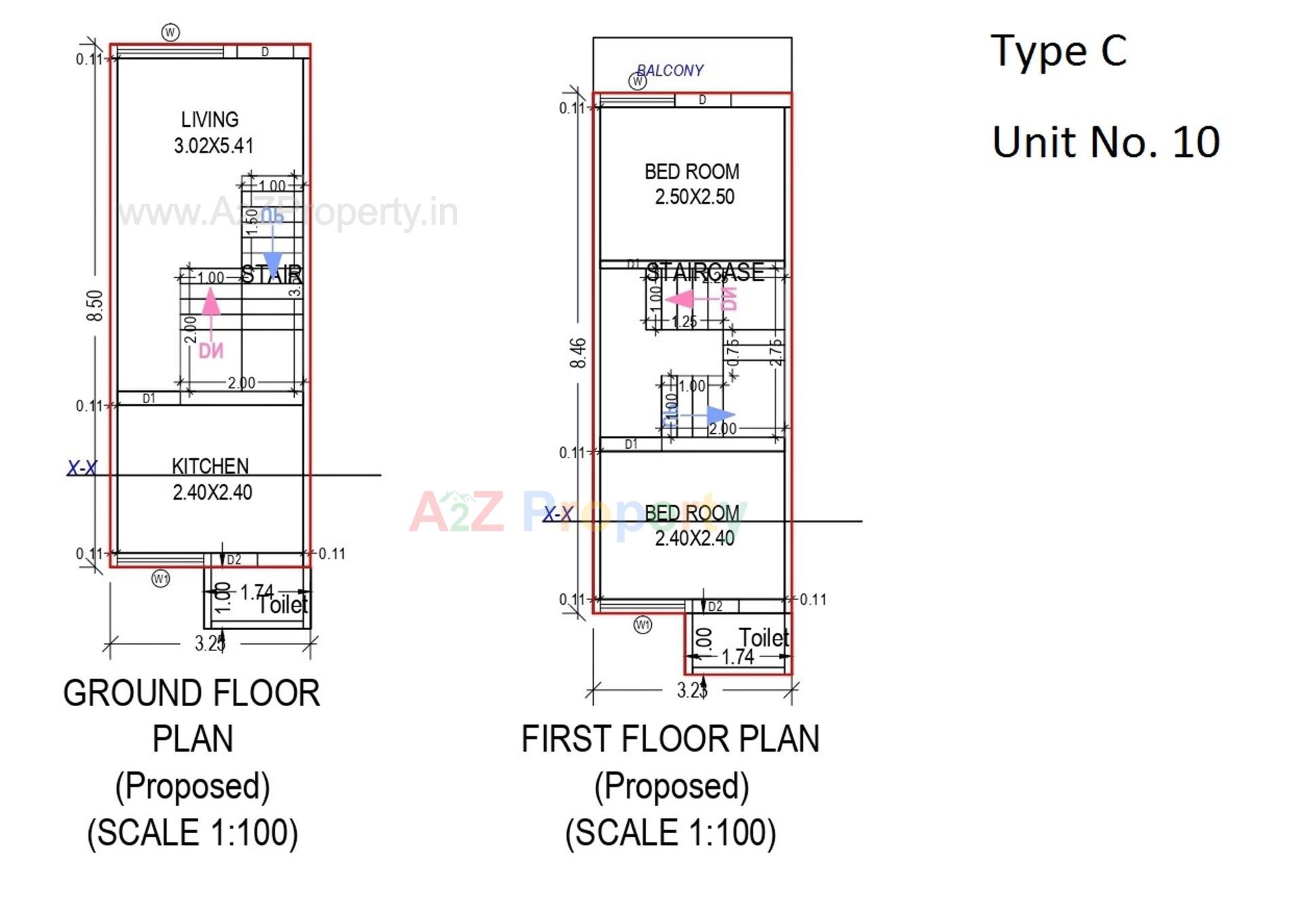 Layout of real estate project Shivam Green located at Palanpur, Banaskantha, Gujarat