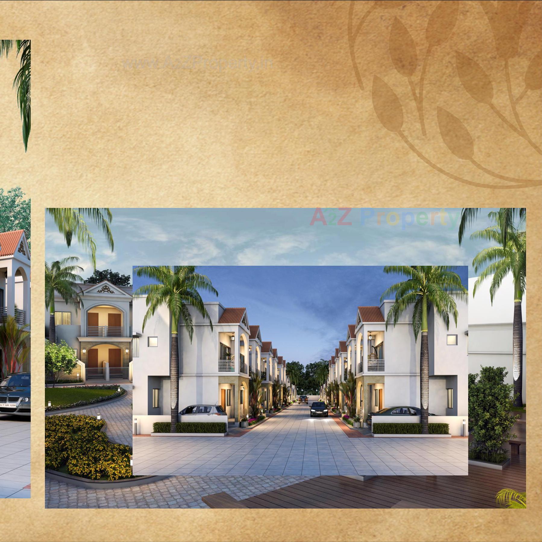 3D Elevation of real estate project Shukan Villa located at Palanpur, Banaskantha, Gujarat