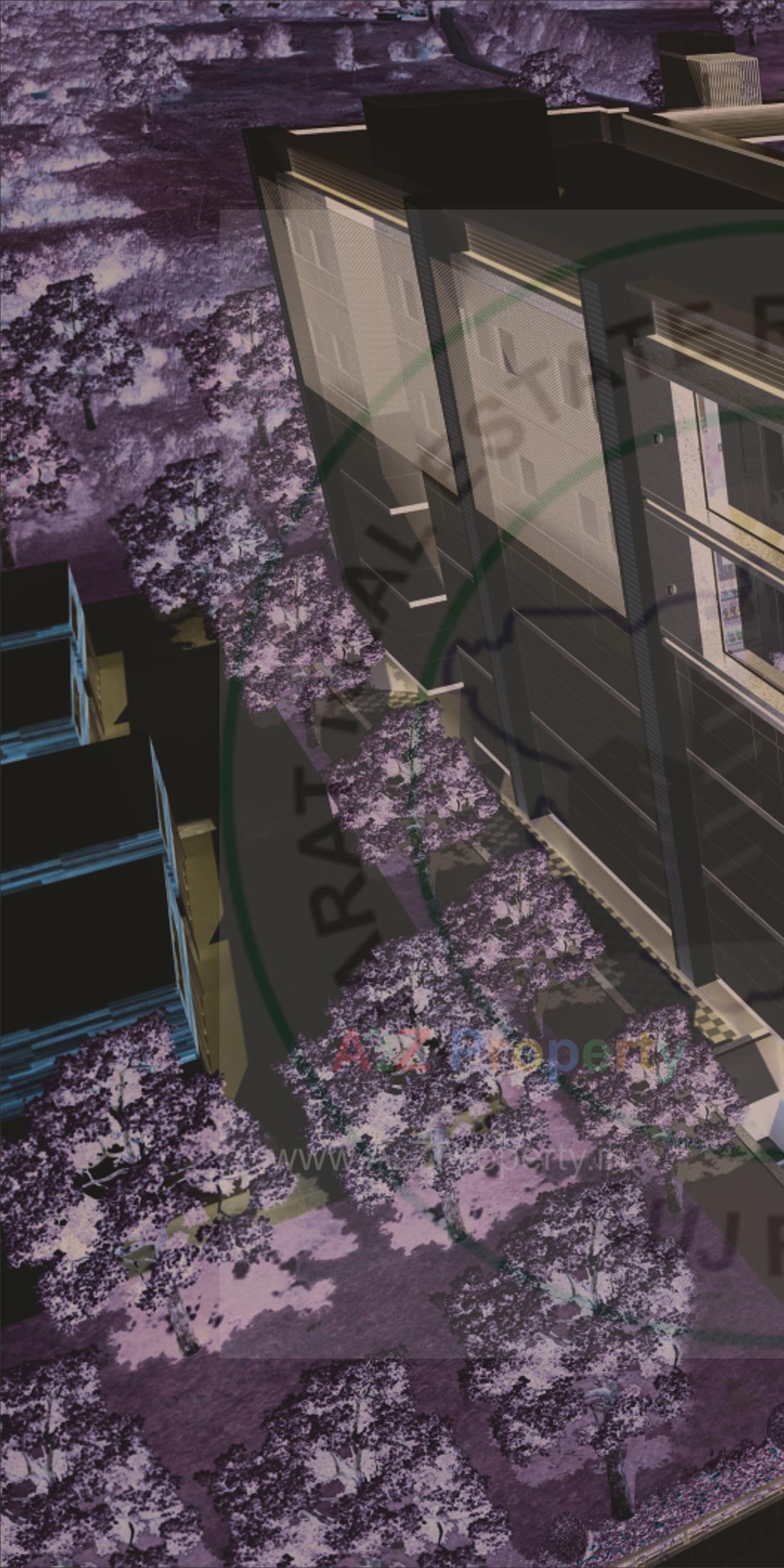 3D Elevation of real estate project Times Square located at Palanpur, Banaskantha, Gujarat