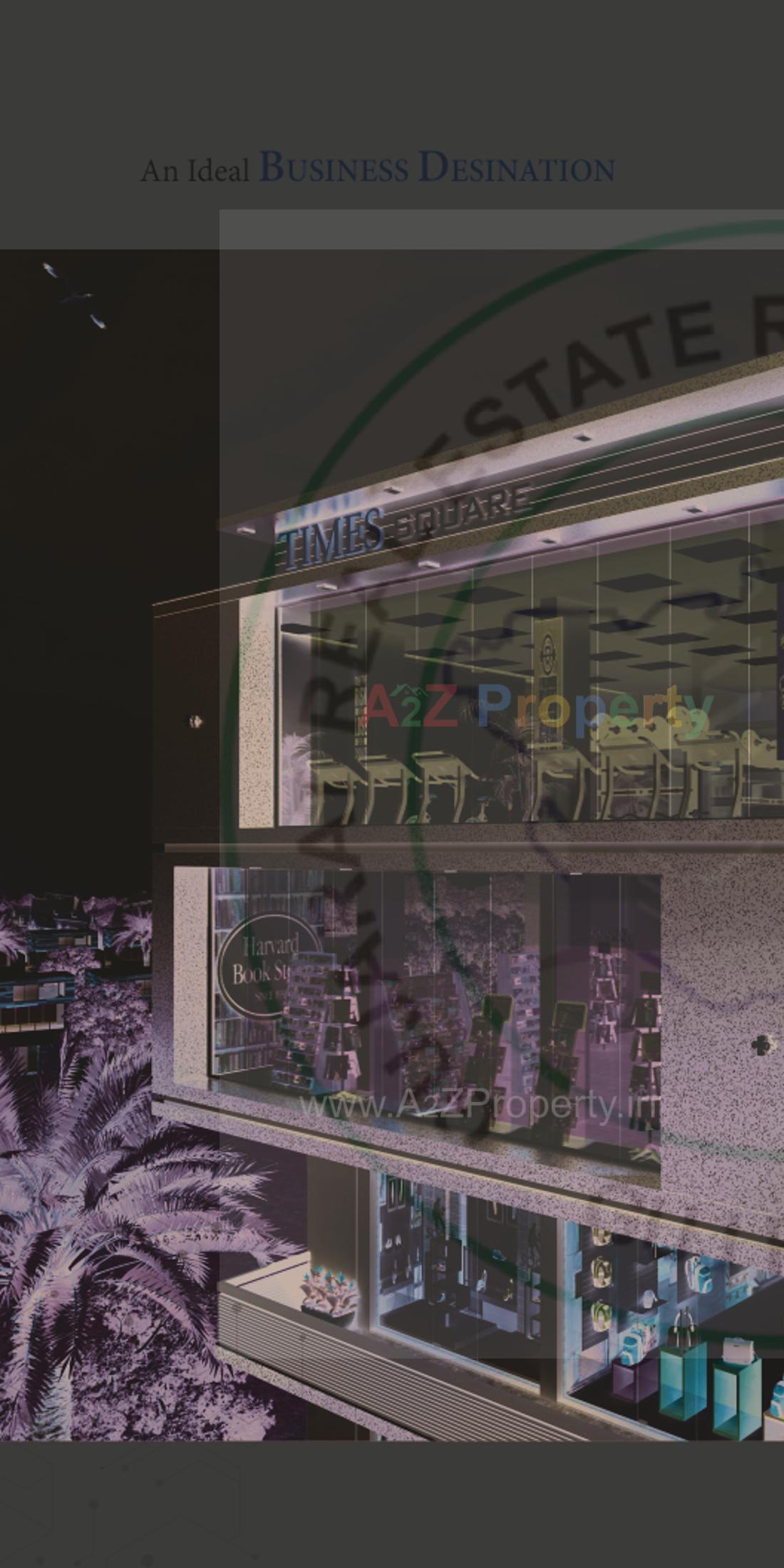 3D Elevation of real estate project Times Square located at Palanpur, Banaskantha, Gujarat