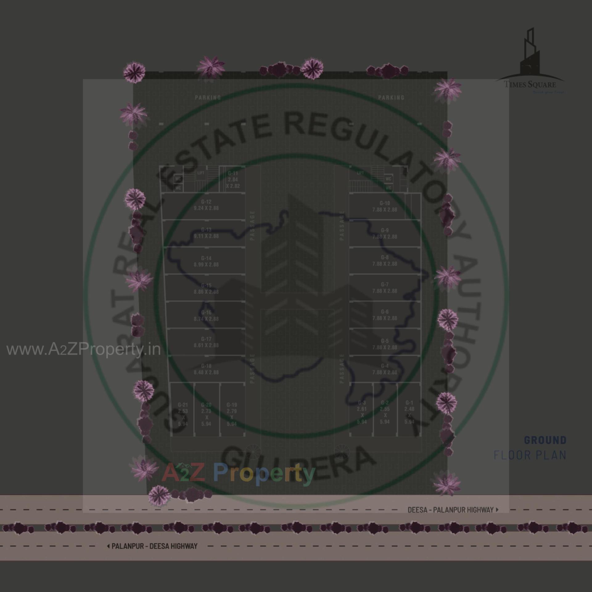  of real estate project Times Square located at Palanpur, Banaskantha, Gujarat