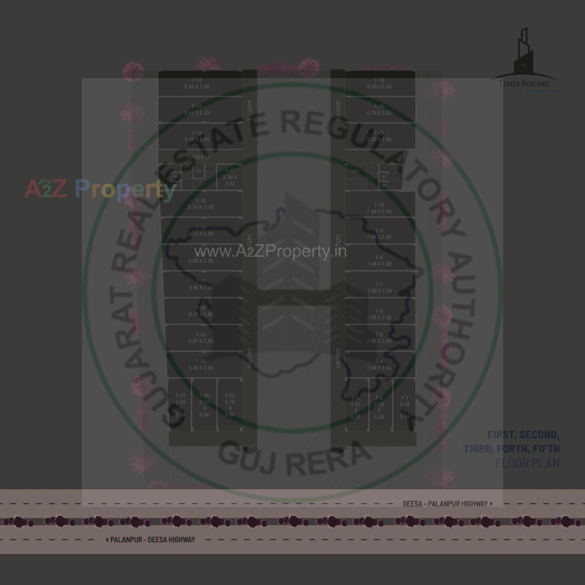  of real estate project Times Square located at Palanpur, Banaskantha, Gujarat