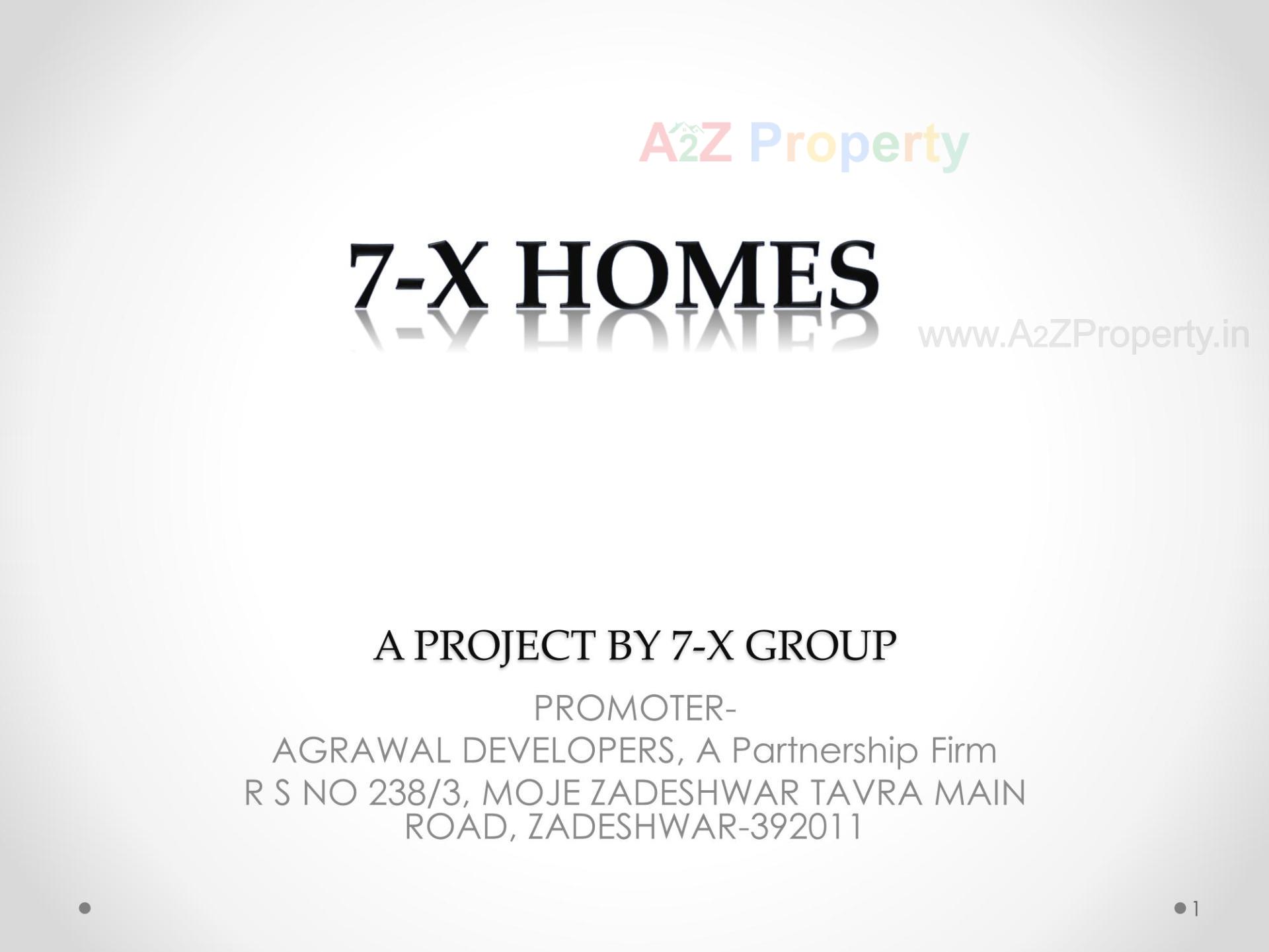  of real estate project 7 X Homes located at Tavara, Bharuch, Gujarat
