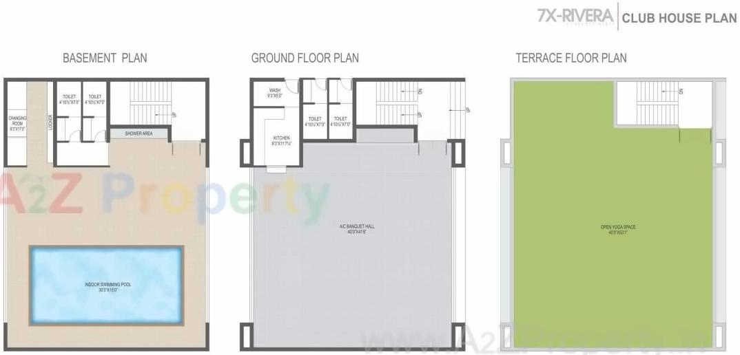 Layout of real estate project 7 X Rivera located at Tavra, Bharuch, Gujarat