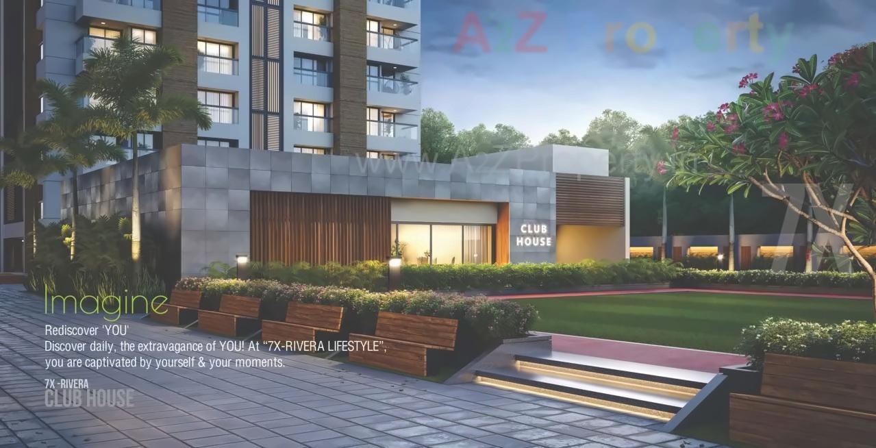 3D Elevation of real estate project 7 X Rivera located at Tavra, Bharuch, Gujarat
