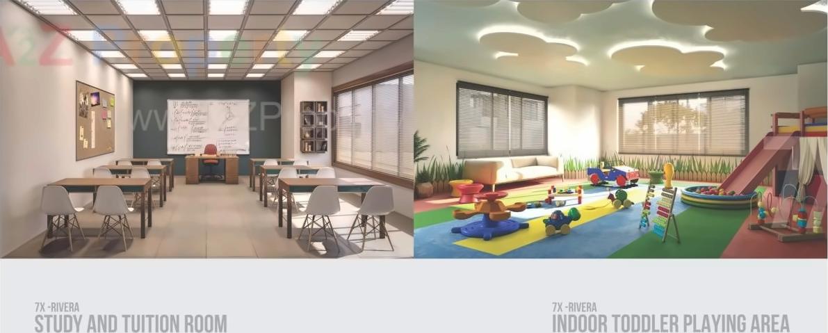 3D Elevation of real estate project 7 X Rivera located at Tavra, Bharuch, Gujarat