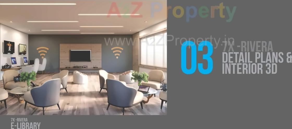 3D Elevation of real estate project 7 X Rivera located at Tavra, Bharuch, Gujarat