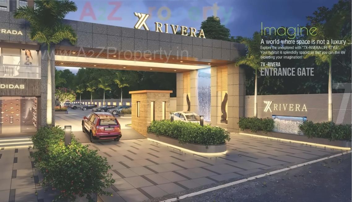 3D Elevation of real estate project 7 X Rivera located at Tavra, Bharuch, Gujarat