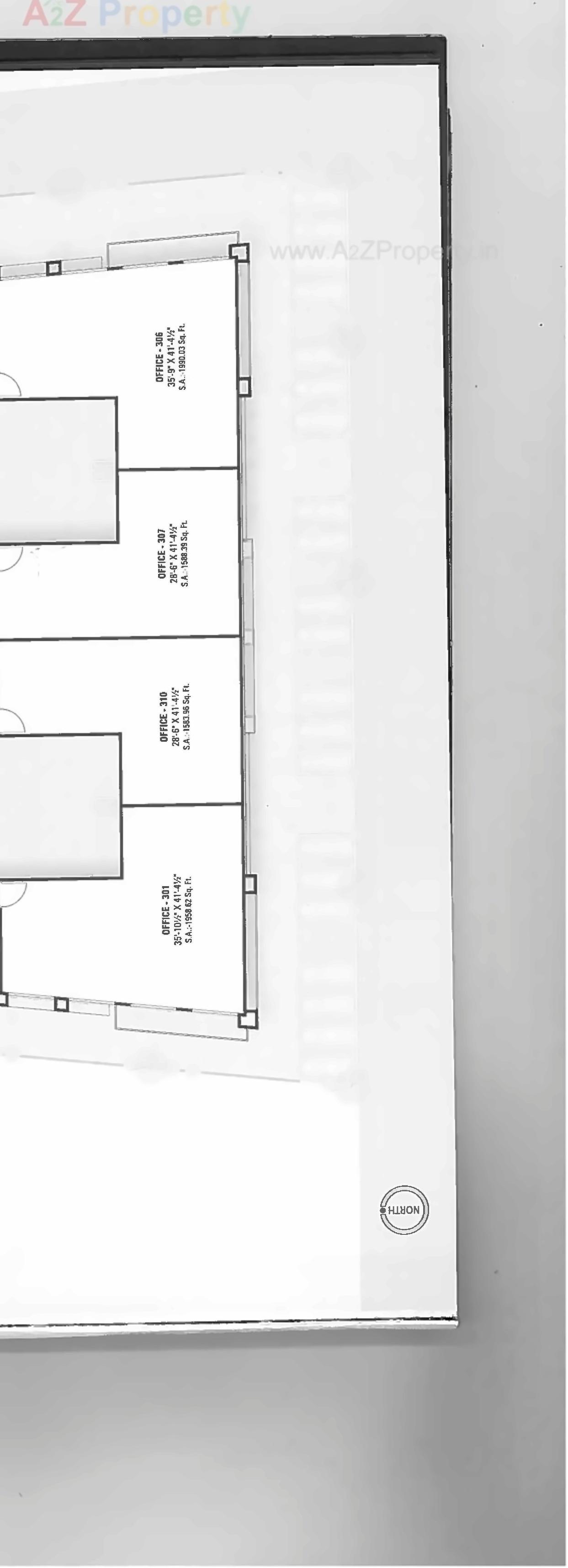 Layout of real estate project 7x Corridor located at Soneri-mahal, Bharuch, Gujarat