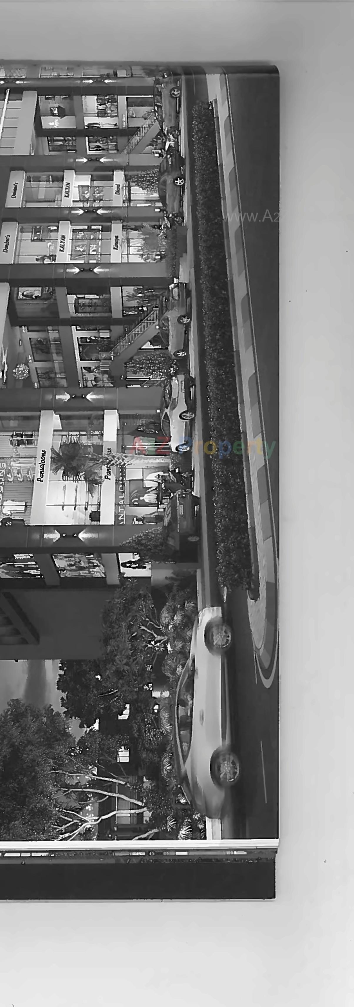 3D Elevation of real estate project 7x Corridor located at Soneri-mahal, Bharuch, Gujarat