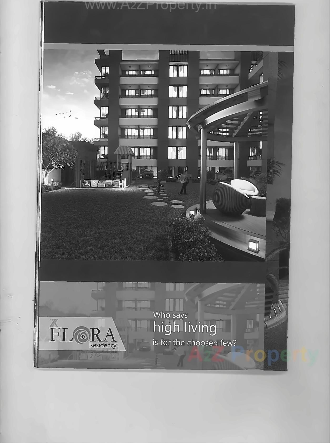 3D Elevation of real estate project 7x Flora Residency located at Zadeshwar, Bharuch, Gujarat