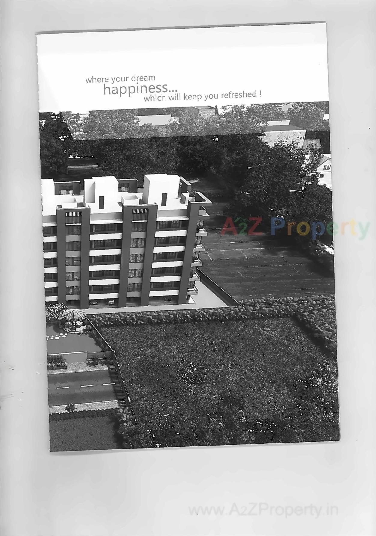 3D Elevation of real estate project 7x Flora Residency located at Zadeshwar, Bharuch, Gujarat