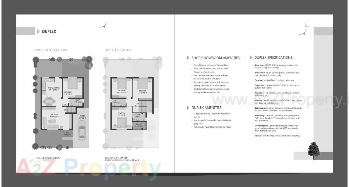 Layout of real estate project Aadil Avenue located at Dahegam, Bharuch, Gujarat