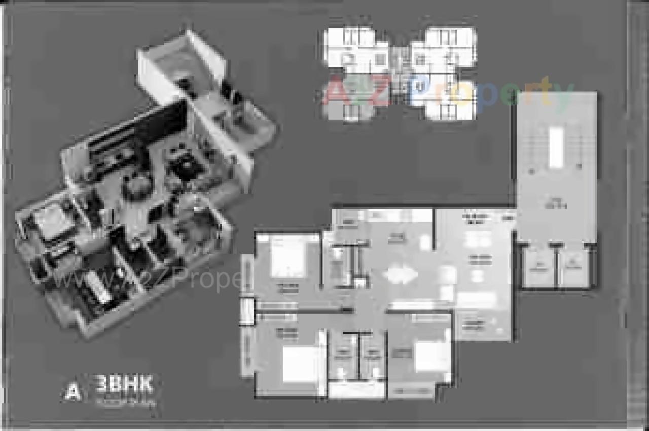 Layout of real estate project Abhuday Heights located at Umraj, Bharuch, Gujarat
