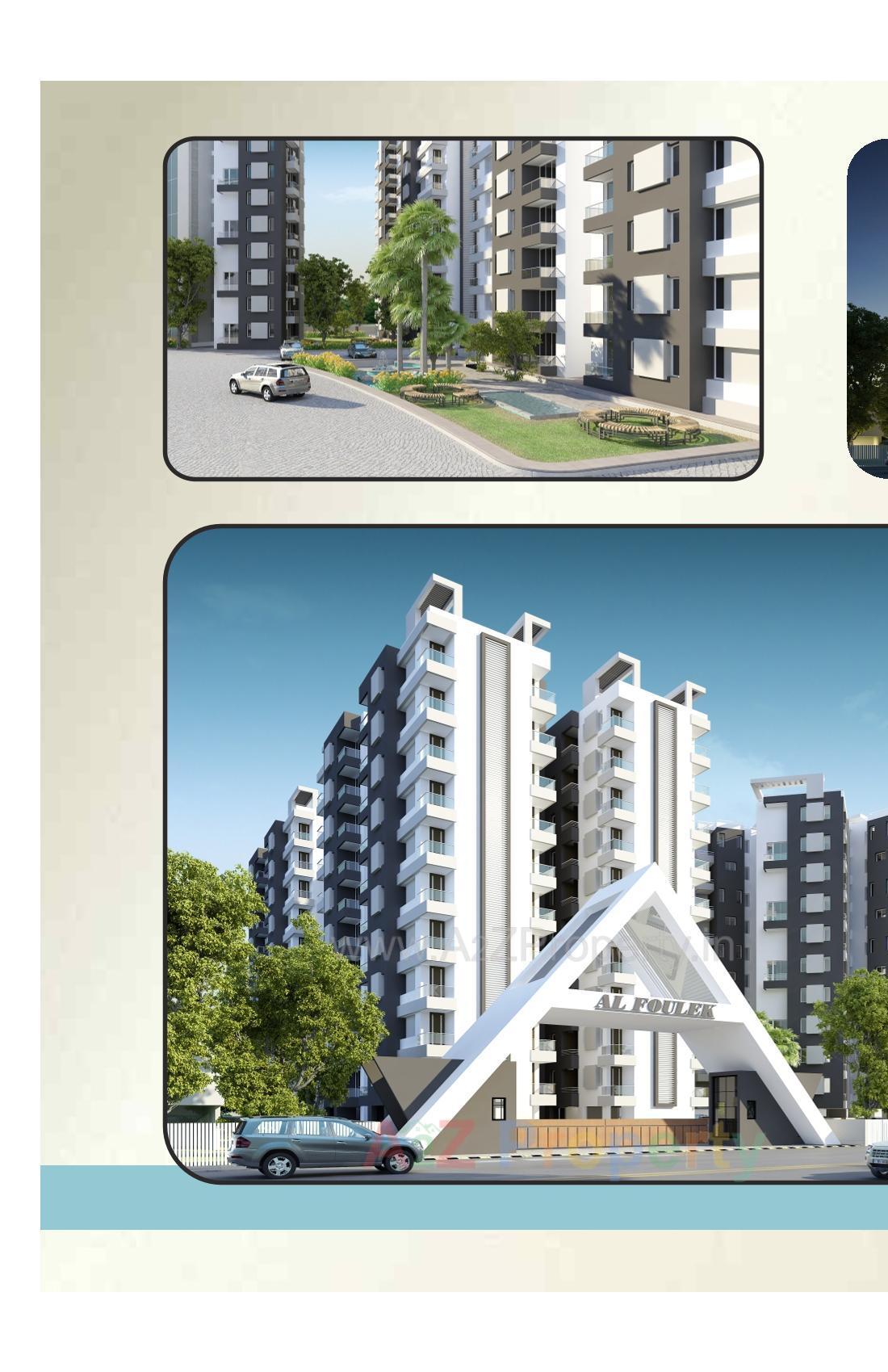 3D Elevation of real estate project Al Foulek located at Dungri, Bharuch, Gujarat