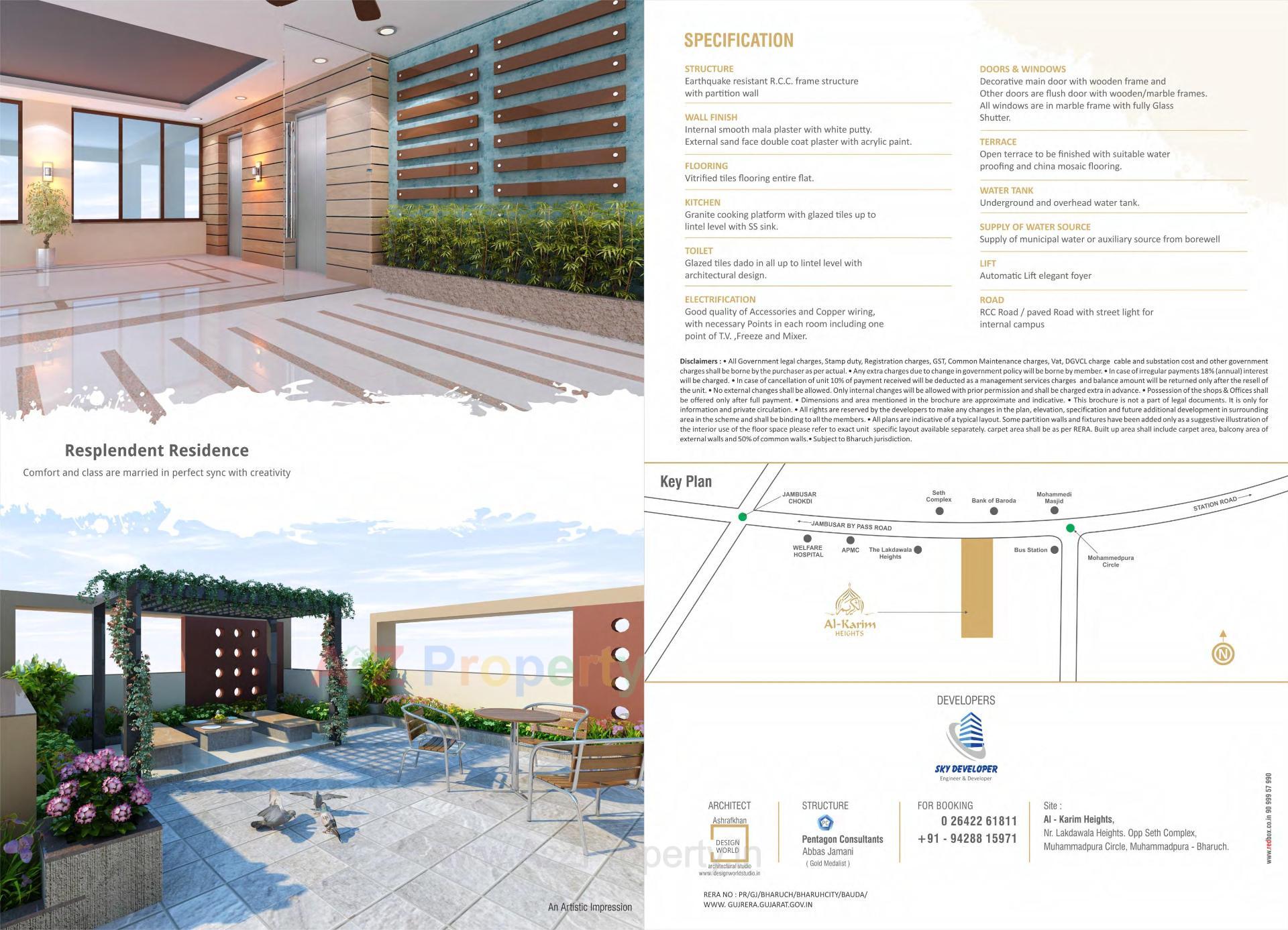  of real estate project Al Karim Heights located at Vejalpur, Bharuch, Gujarat