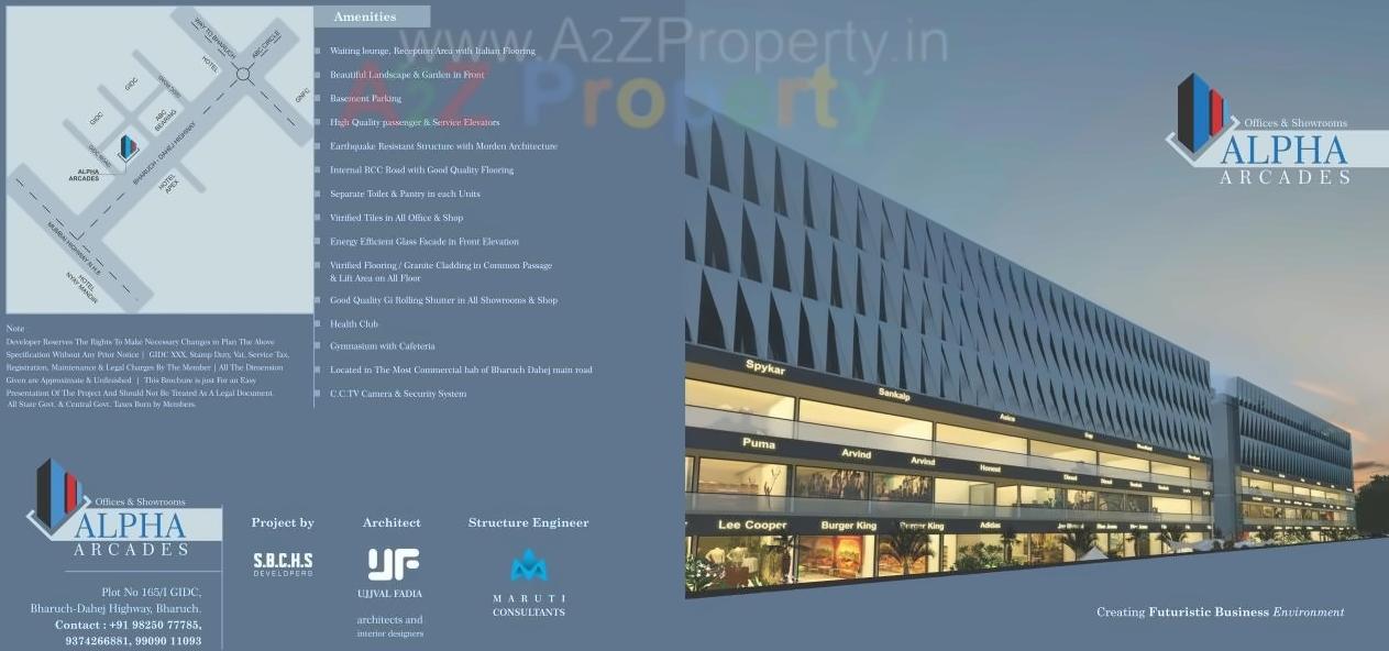  of real estate project Alpha Arcades located at Bholav, Bharuch, Gujarat