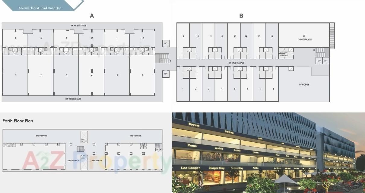 Layout of real estate project Alpha Arcades located at Bholav, Bharuch, Gujarat