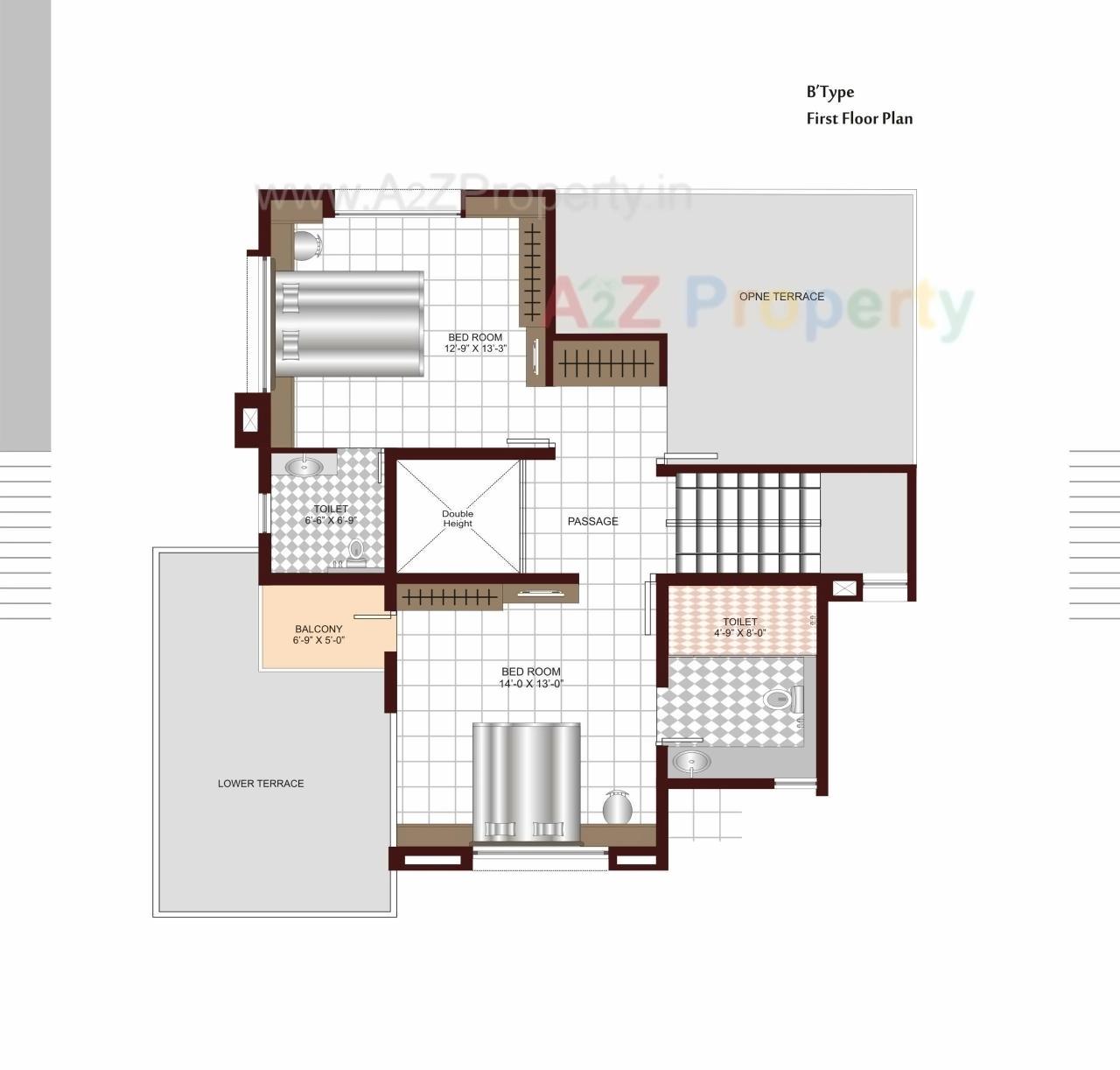 Layout of real estate project Ambey Valley Township located at Kosamdi, Bharuch, Gujarat