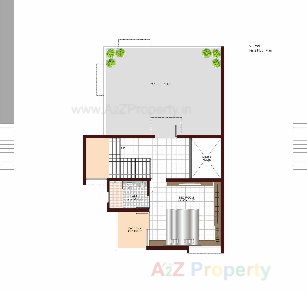 Layout of real estate project Ambey Valley Township located at Kosamdi, Bharuch, Gujarat