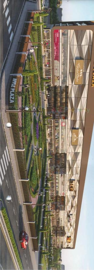 Elevation of real estate project Apple Plaza located at Bhadkodara, Bharuch, Gujarat