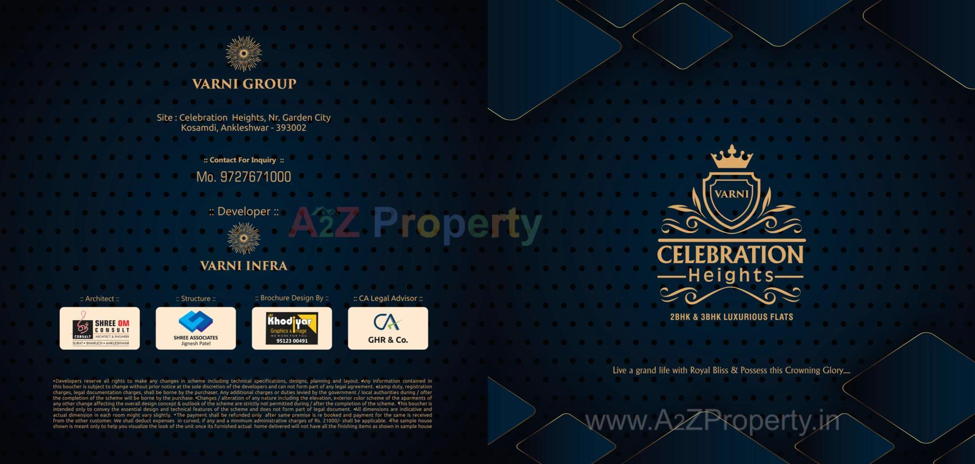  of real estate project Celebration Heights located at Kosamdi, Bharuch, Gujarat
