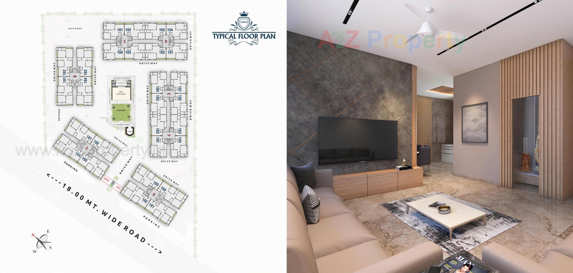  of real estate project Celebration Heights located at Kosamdi, Bharuch, Gujarat